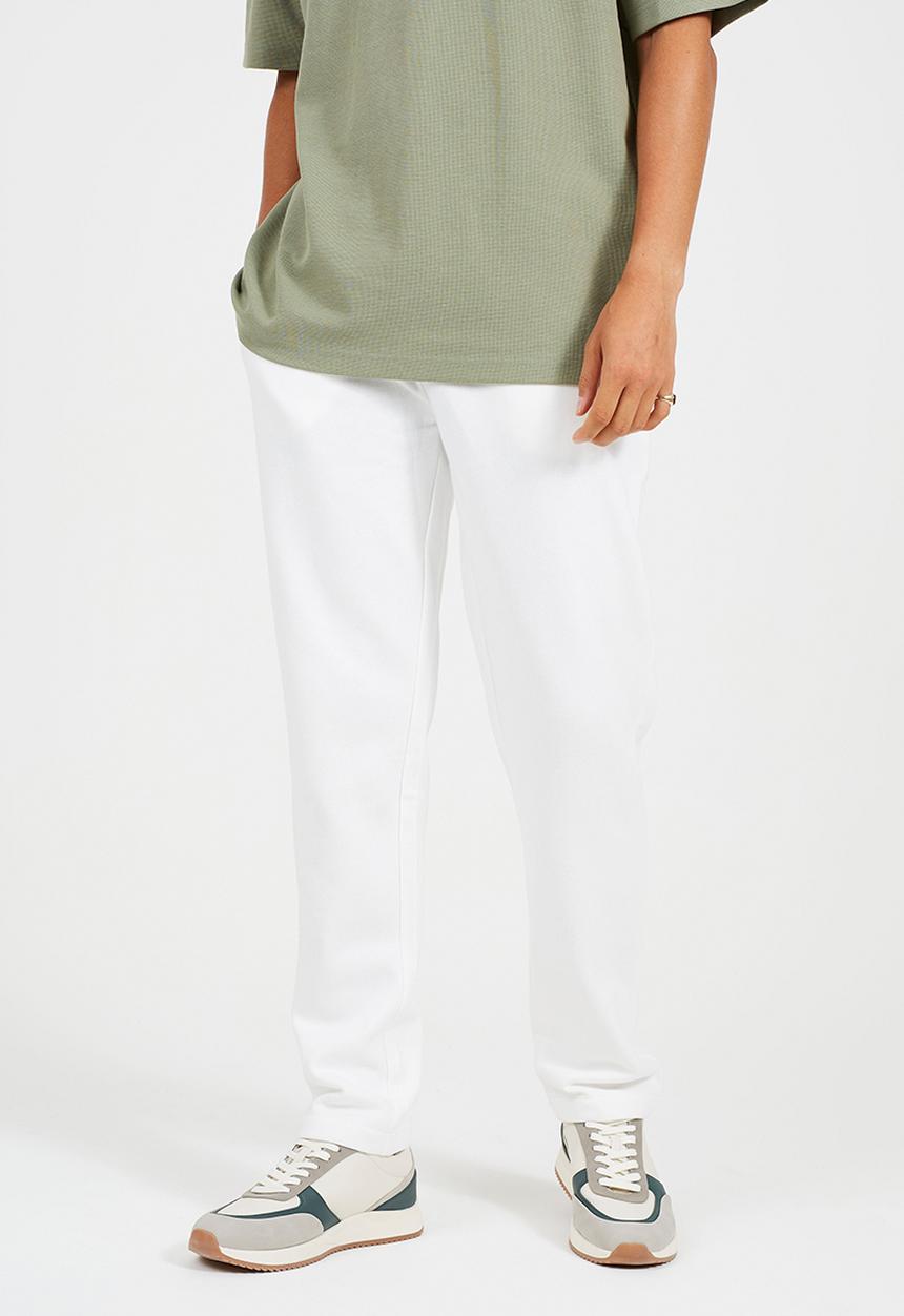 Brave Soul - Straight Leg Joggers- White