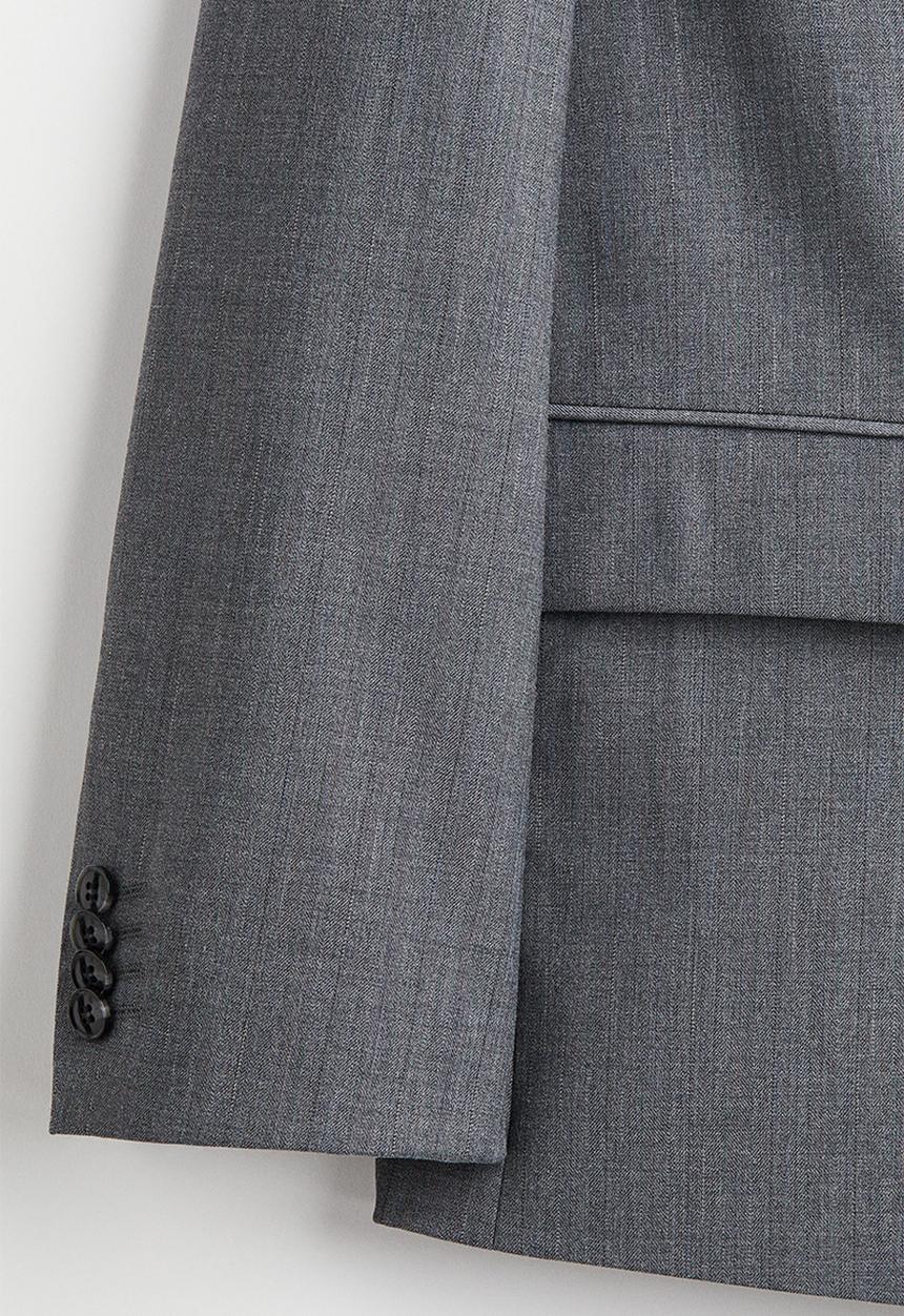 H&M - Relaxed fit double-breasted jacket - grey