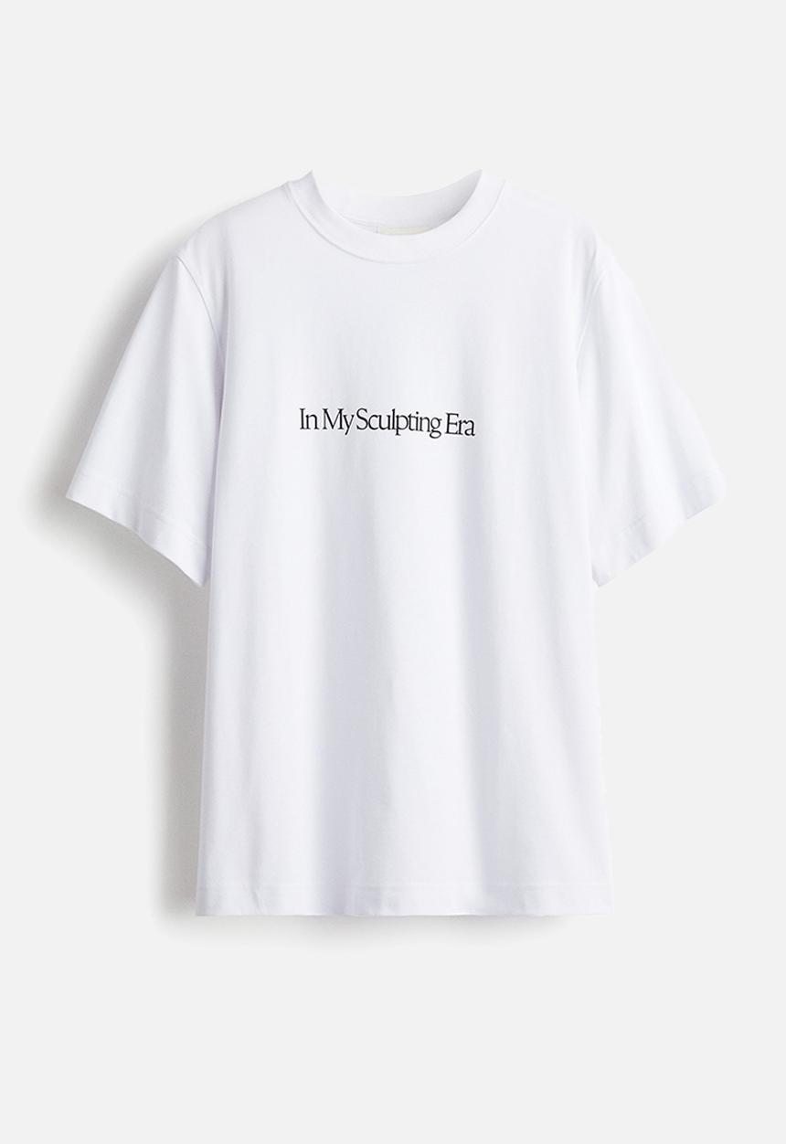 H&M - Sports top with drymove™ - white/sculpting era