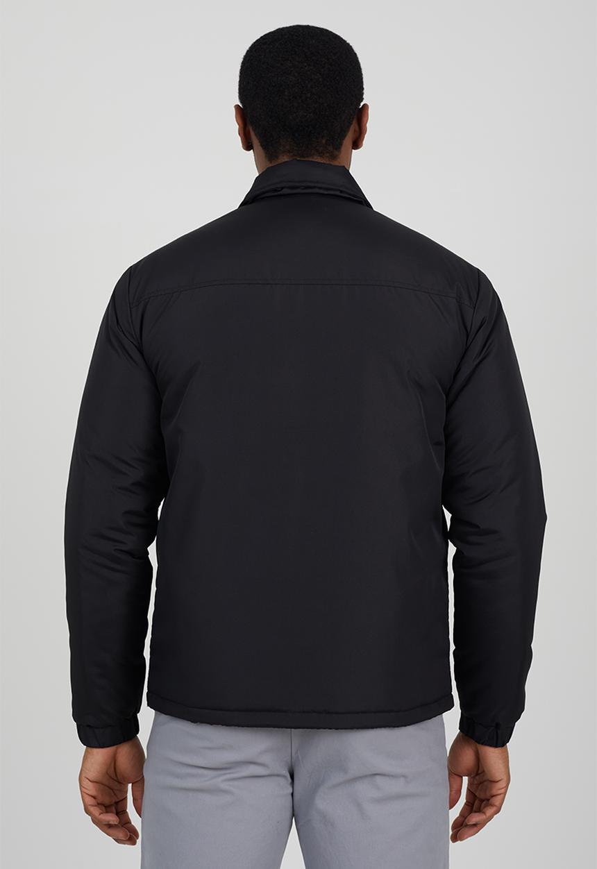 Brave Soul - Padded Coach Jacket  - Black