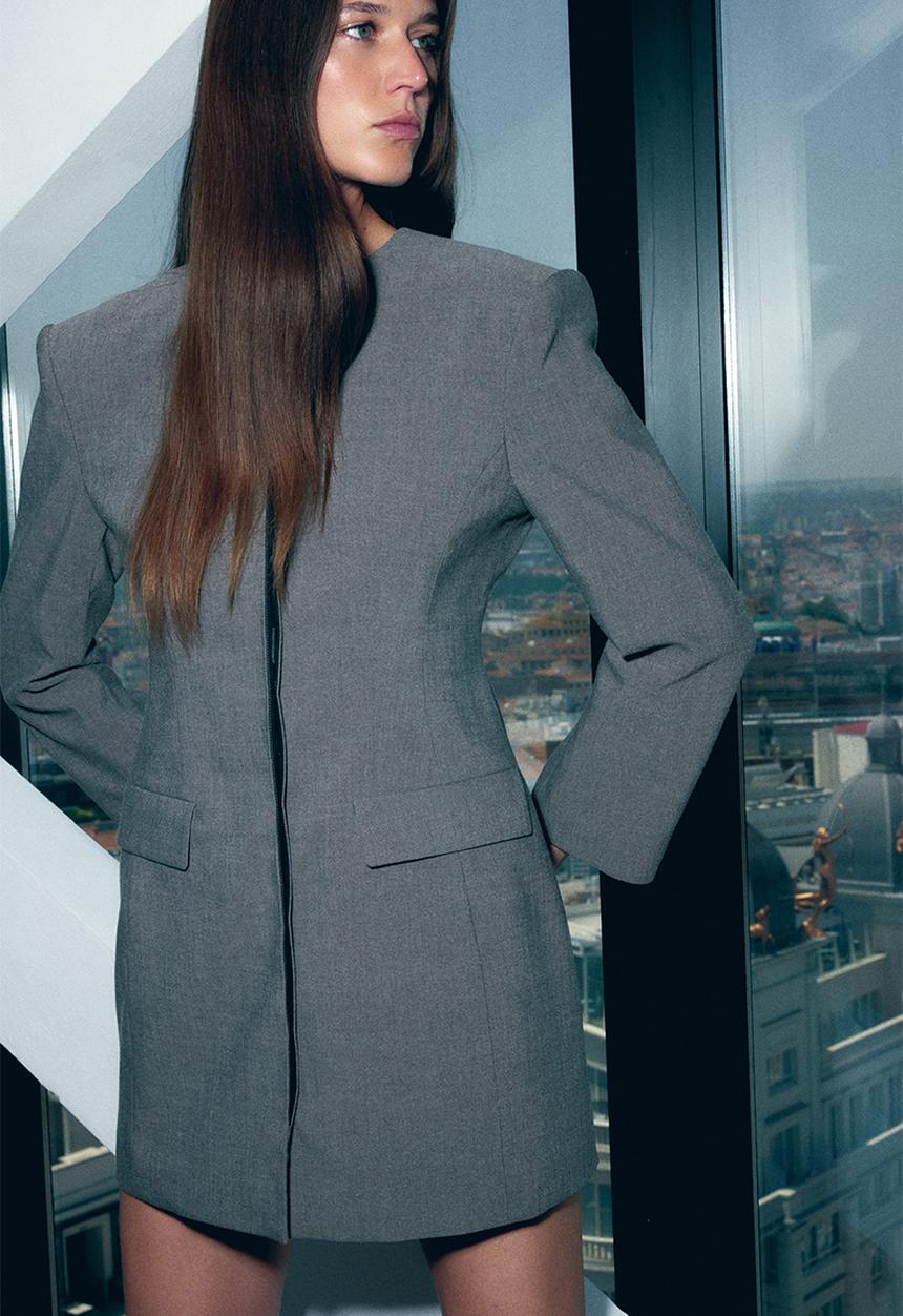 H&M - Blazer dress - grey marl