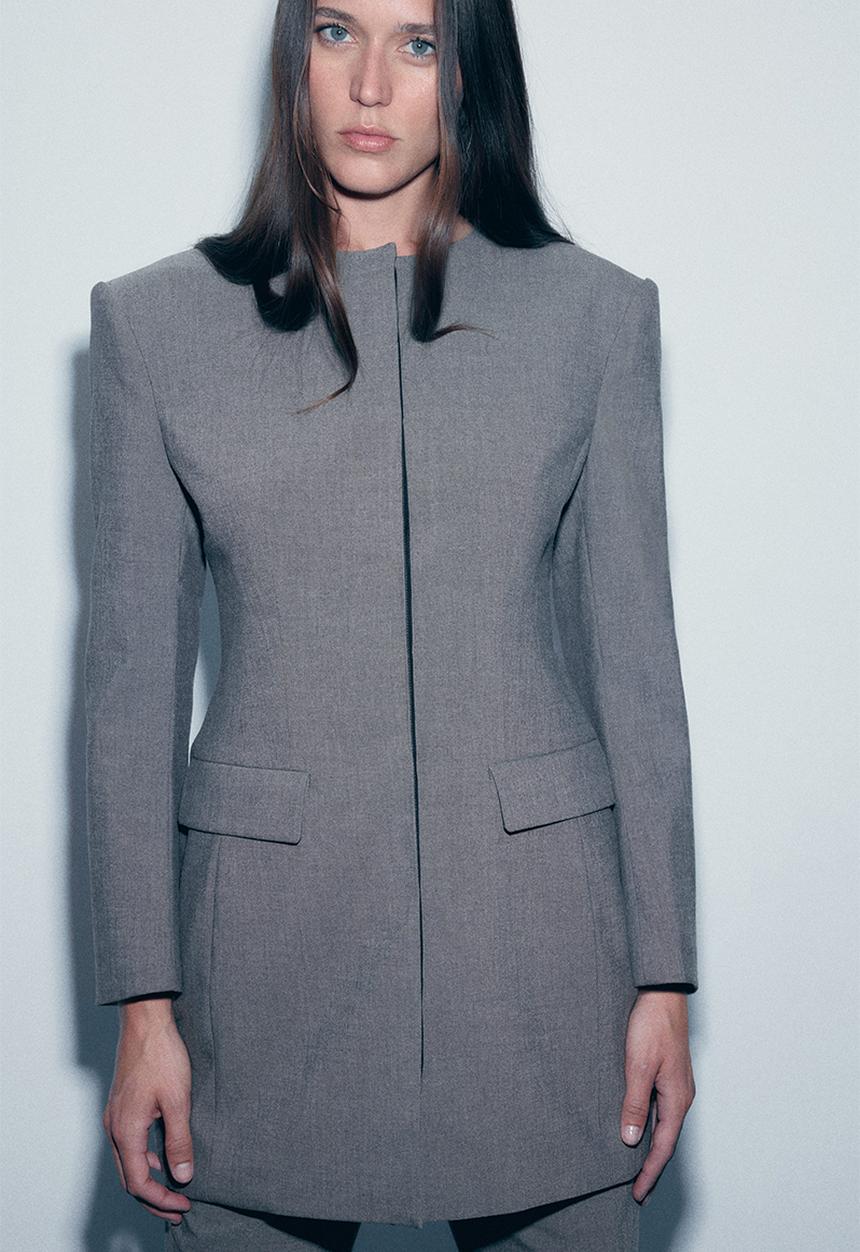 H&M - Blazer dress - grey marl