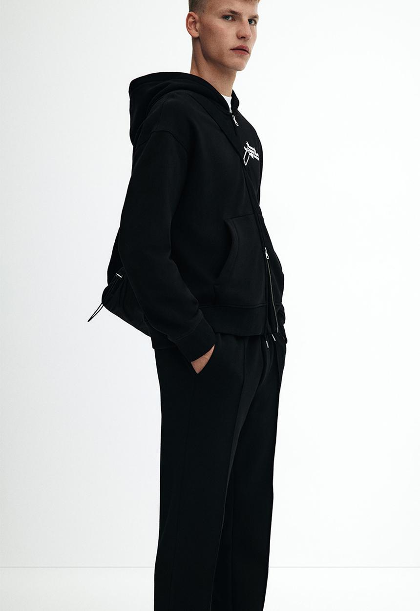 H&M - Regular fit tailored joggers - black