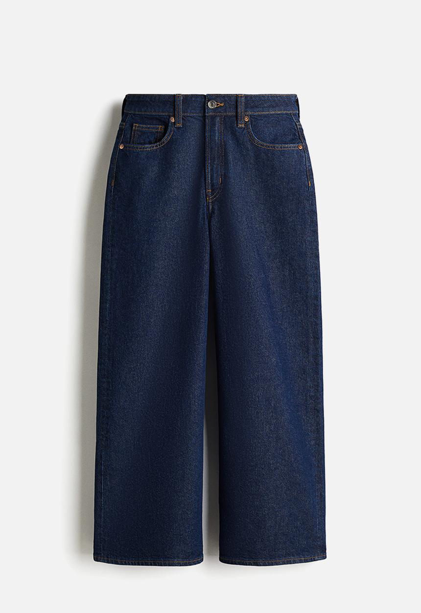 H&M - Wide jeans - dark denim blue 