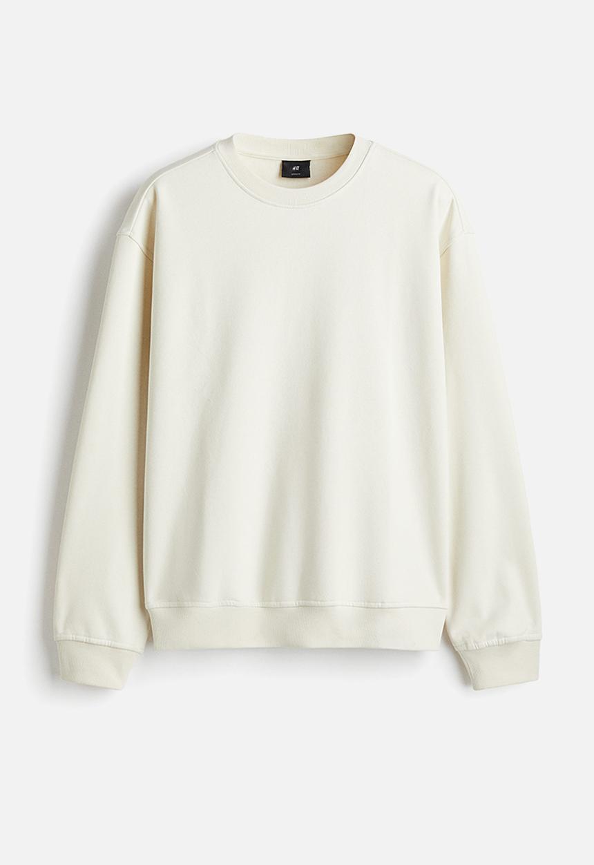 H&M - Loose fit sweatshirt - white