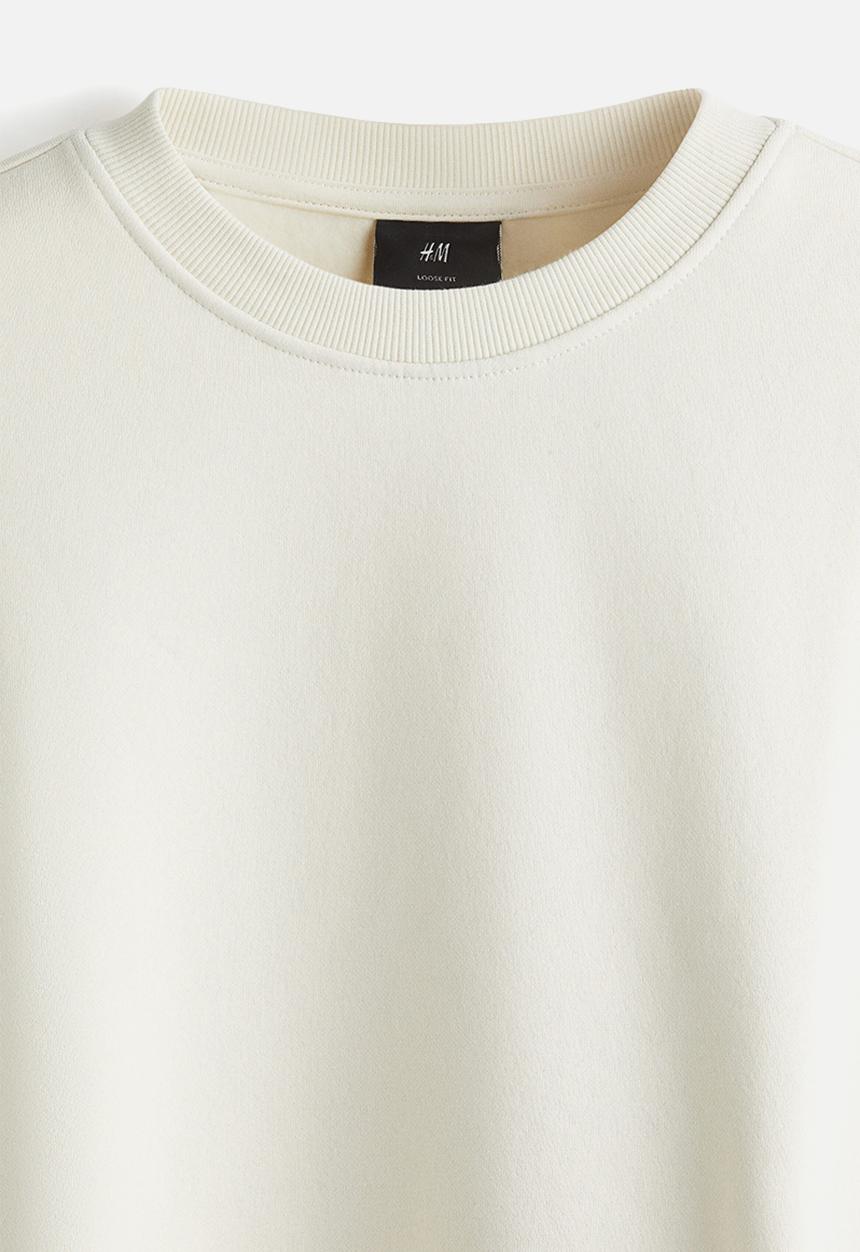 H&M - Loose fit sweatshirt - white