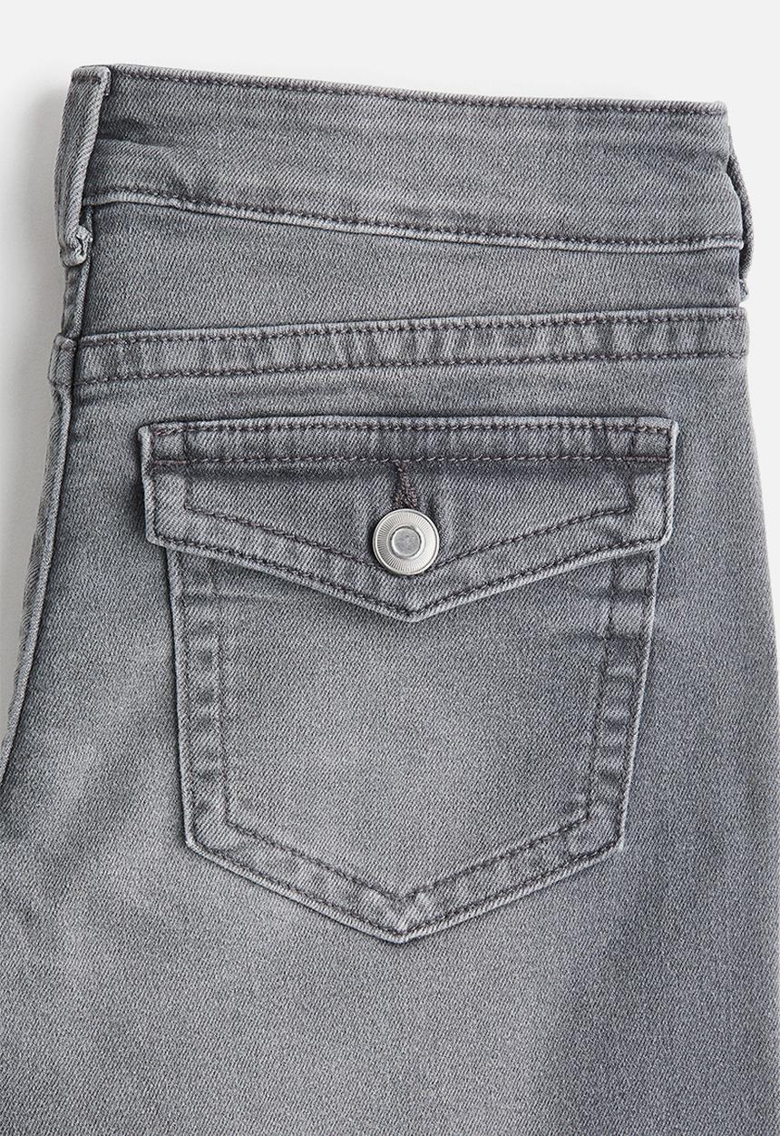 H&M - Flared low jeans - grey
