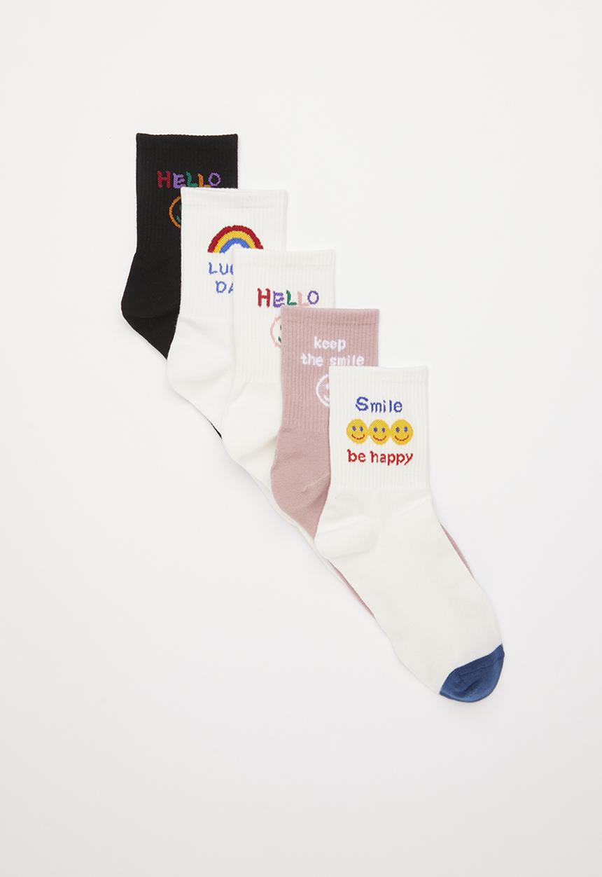 Tessa Design - Two-Ten 5 pack socks - multi