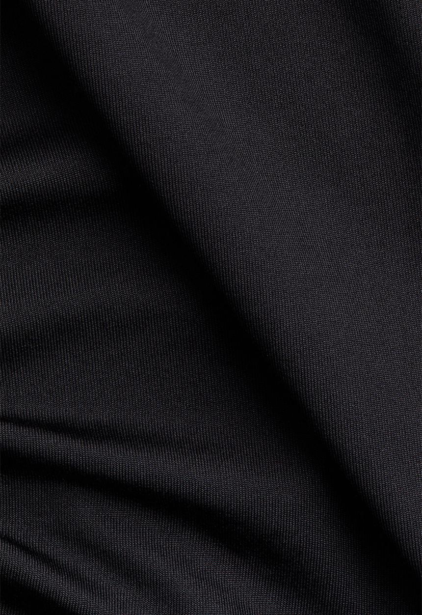 H&M - Draped one-shoulder top - black