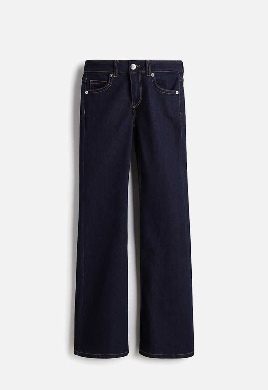 H&M - Flared low jeans - dark denim blue