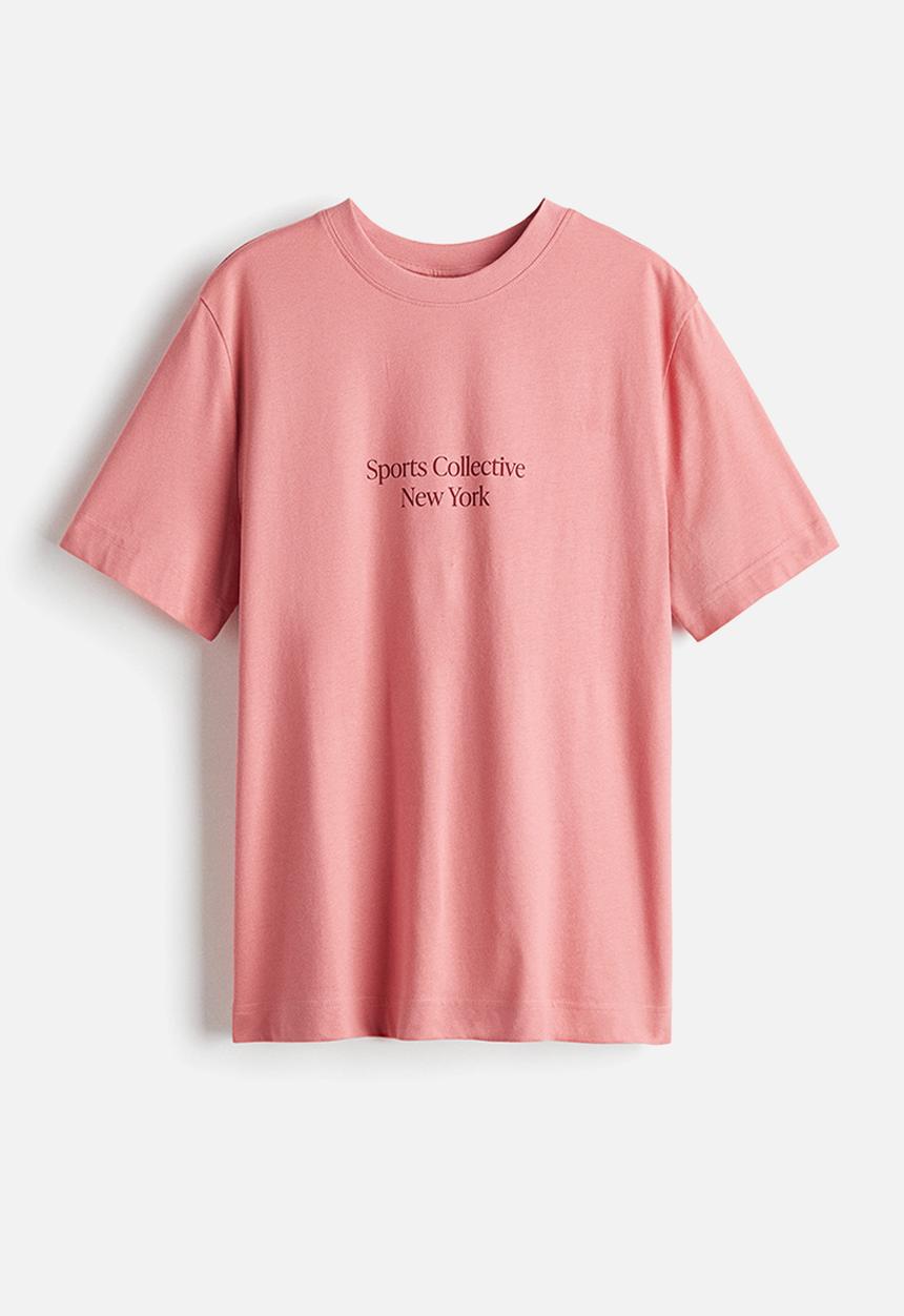 H&M - Printed t-shirt - pink,multi