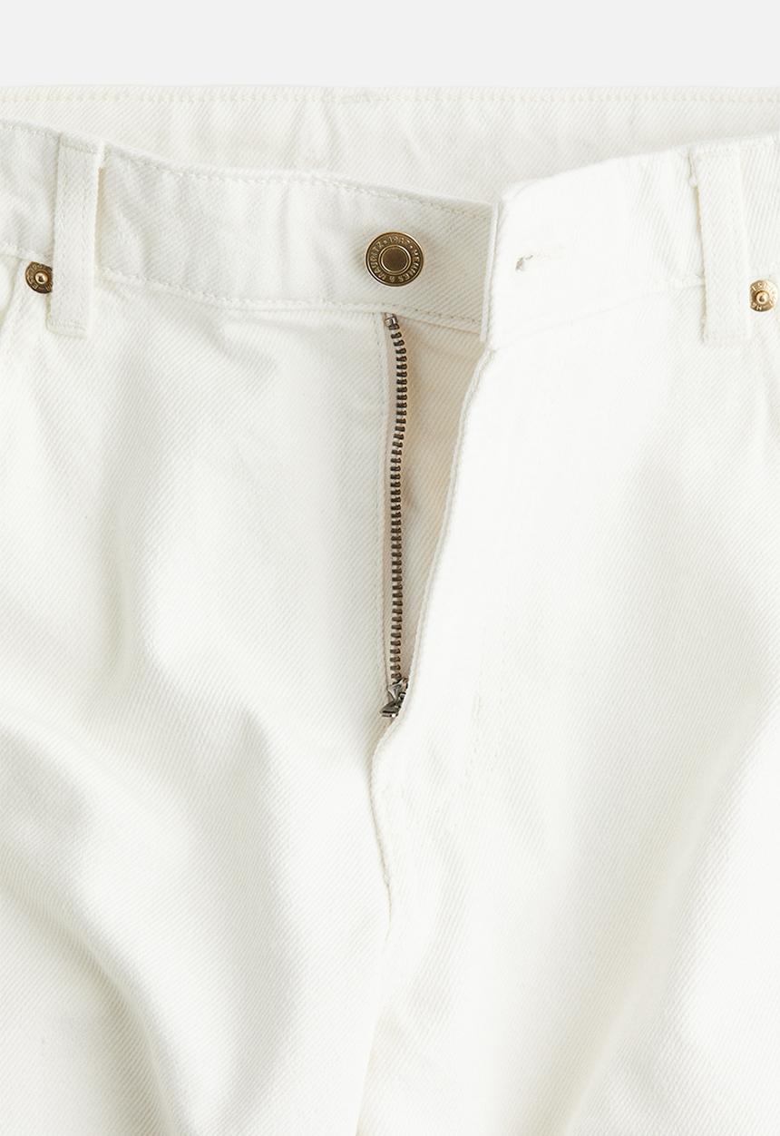 H&M - Wide regular jeans - white