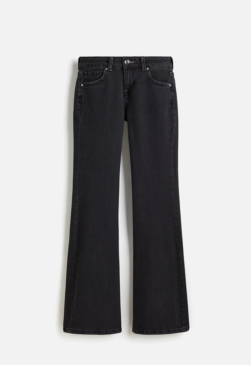H&M - Flared low jeans - dark grey
