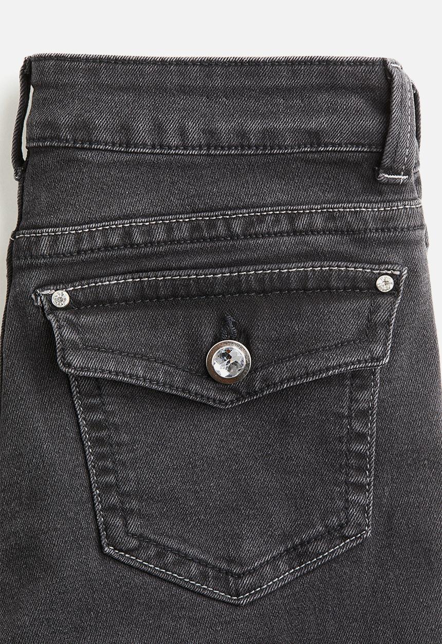 H&M - Flared low jeans - dark grey