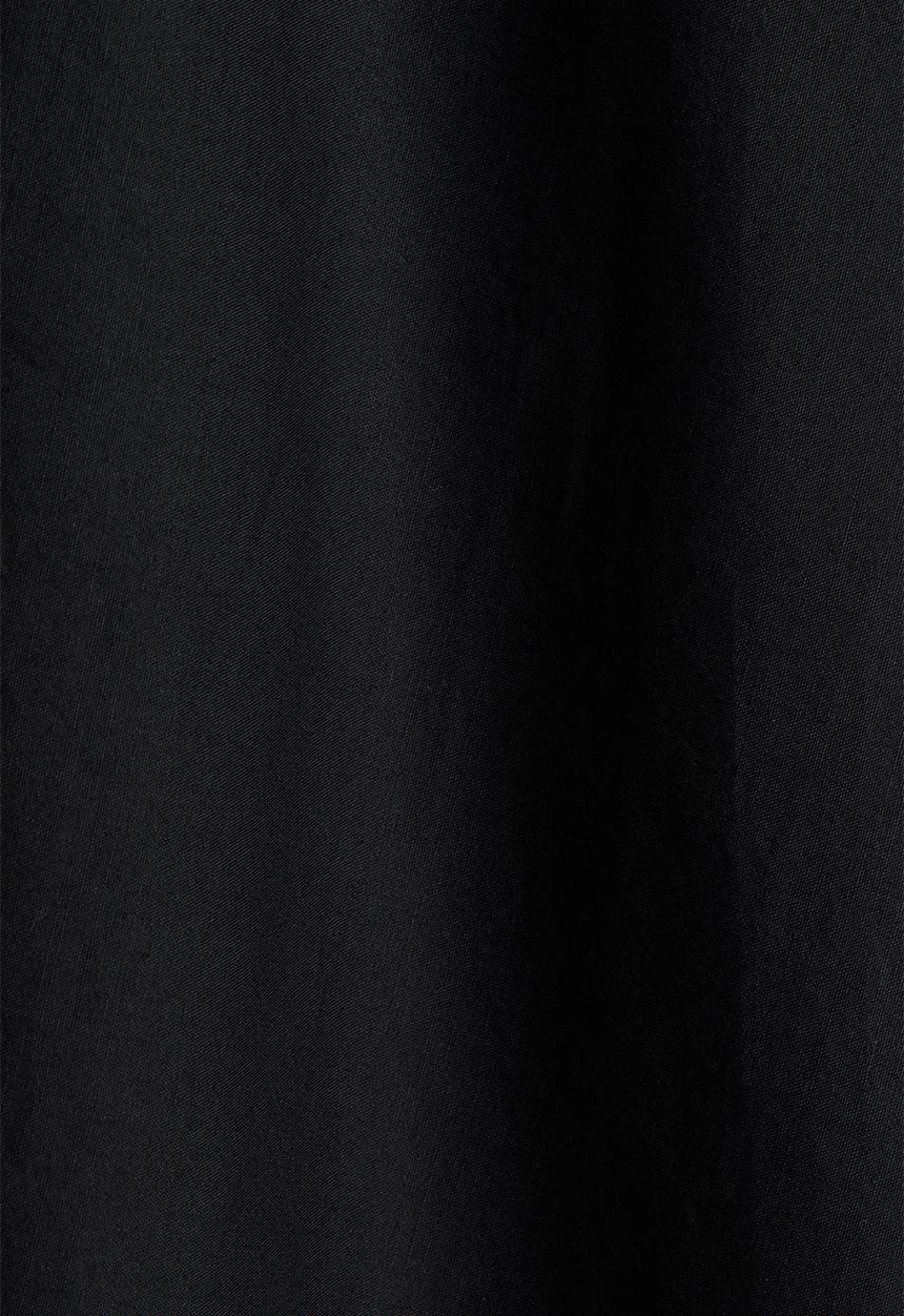 H&M - V-neck cotton poplin dress - black