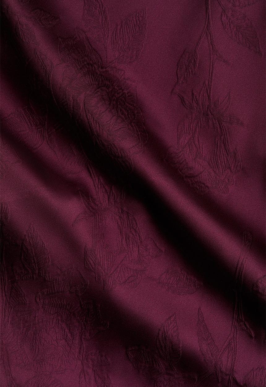 H&M - Satin slip dress - burgundy