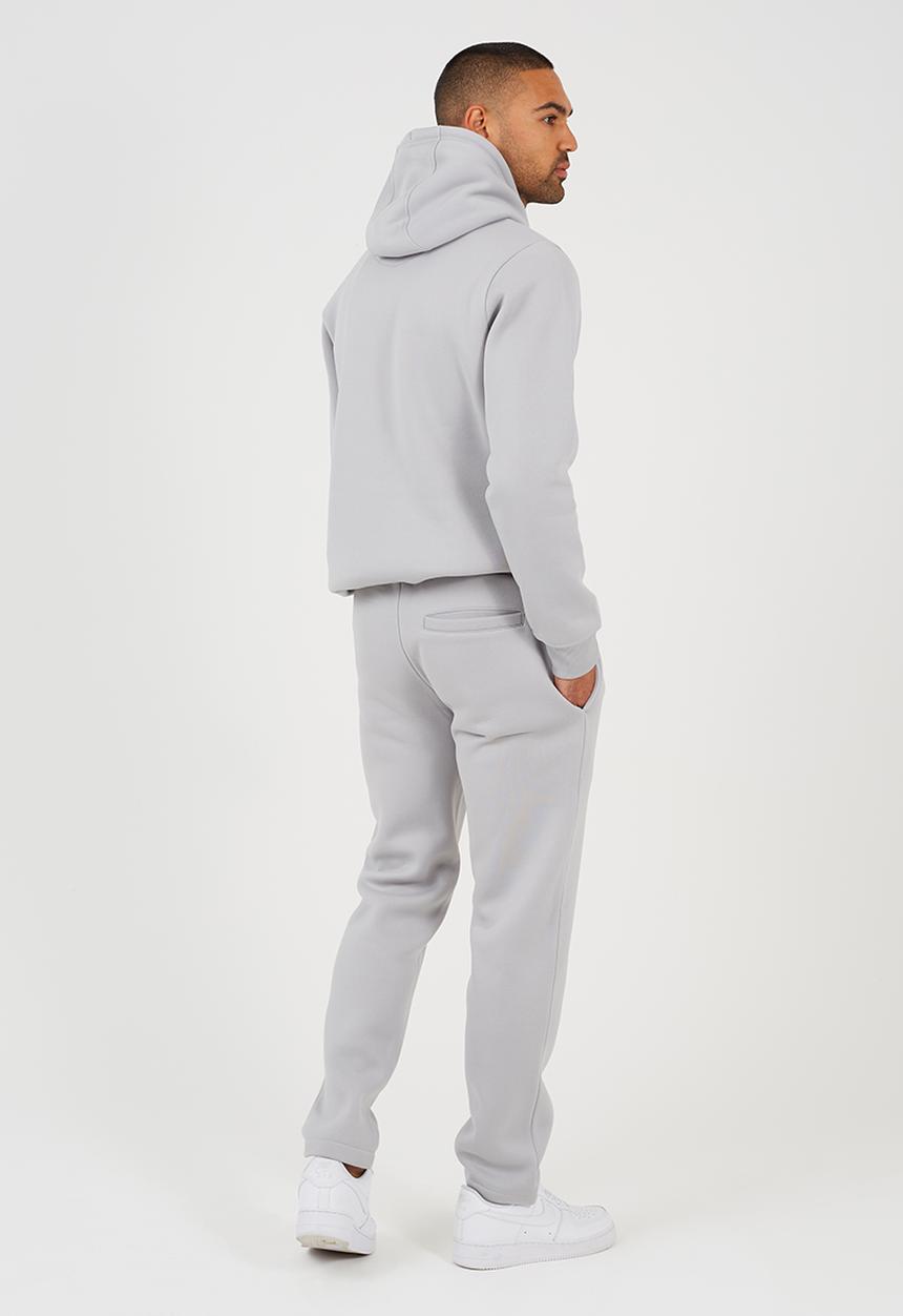 Brave Soul - Hoody With Cross Over Hood With Straight Leg Joggers - Storm Grey