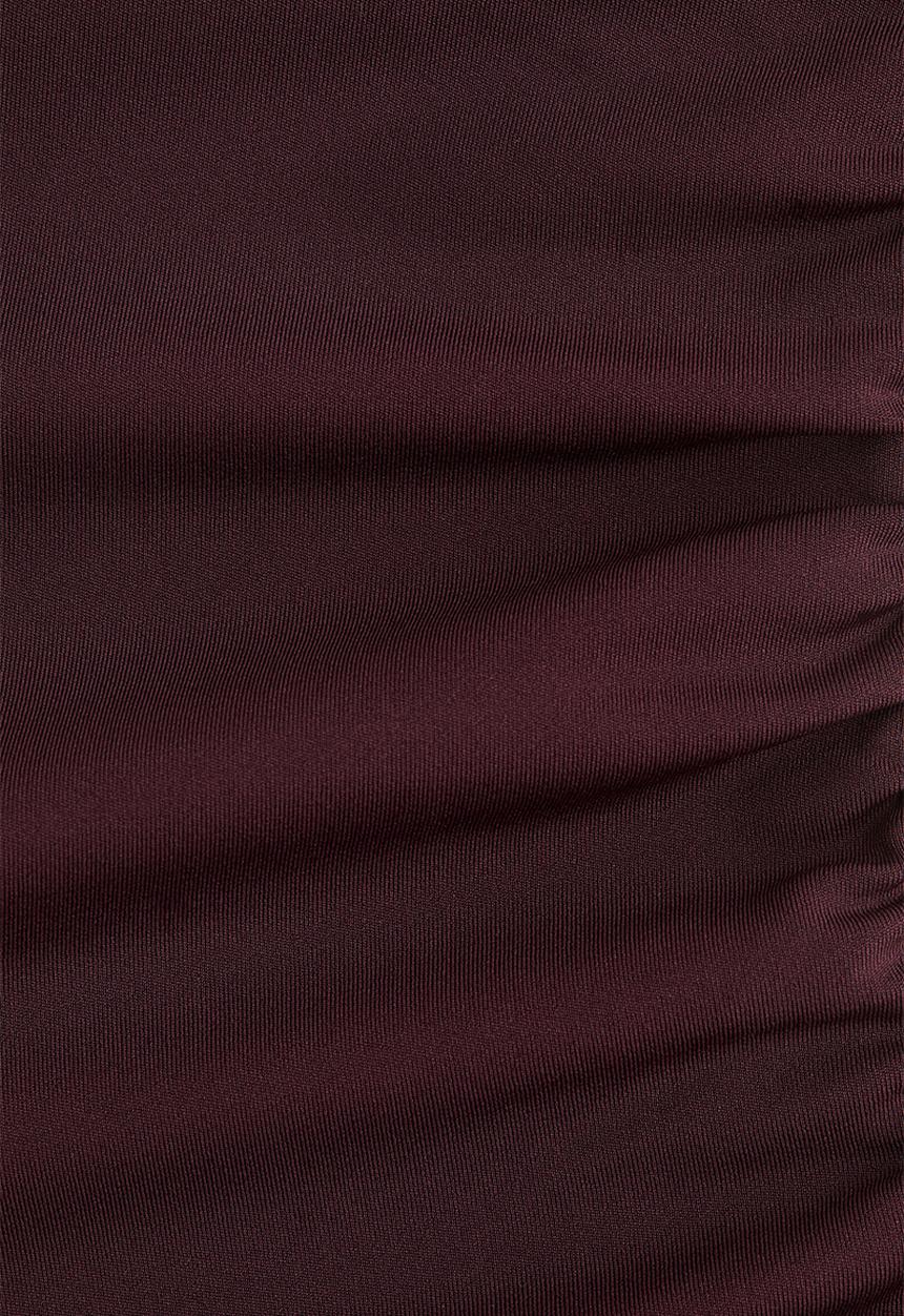 H&M - Ruched vest top - burgundy