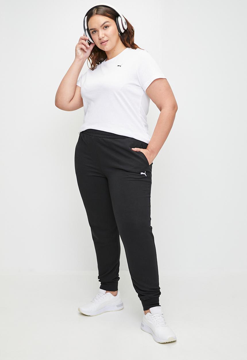 Plus Ess Sweatpants Tr Cl Wck - Puma Black PUMA Plus Size | Superbalist