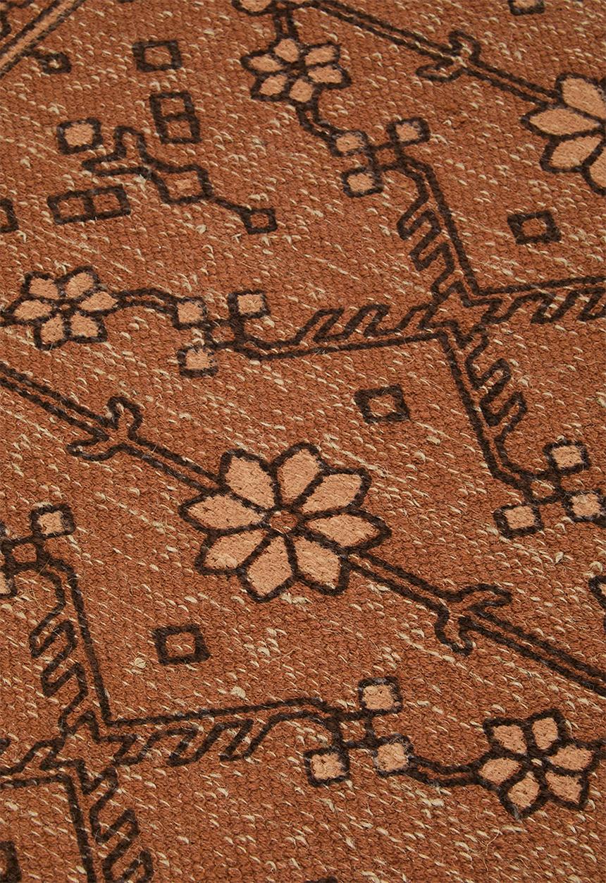 Sixth Floor - Flo Cotton Printed Runner - Rust