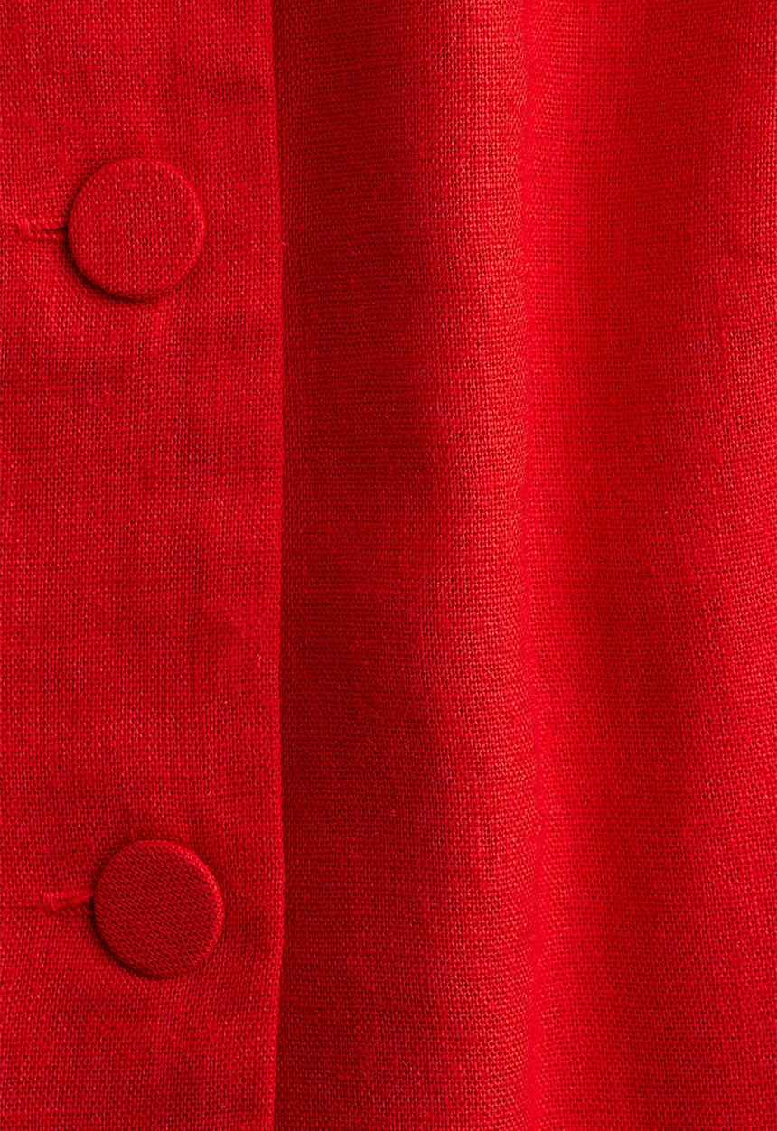 H&M - Waistcoat dress - bright red 