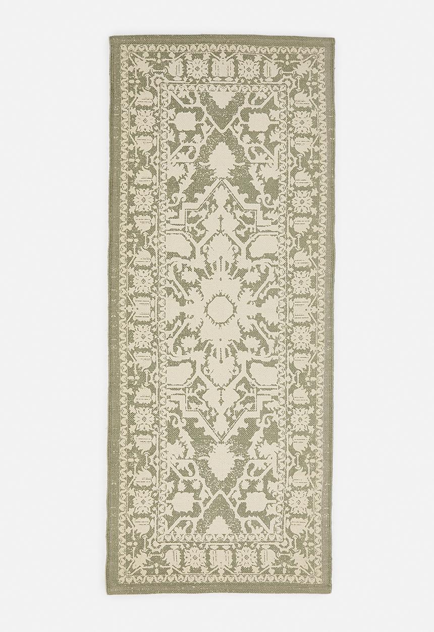 Sixth Floor - Antique Cotton Printed Runner - Natural