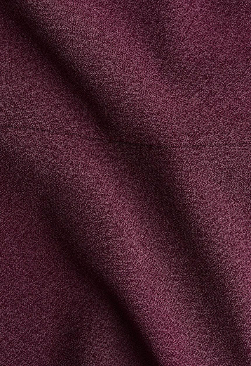 H&M - Peplum top - burgundy