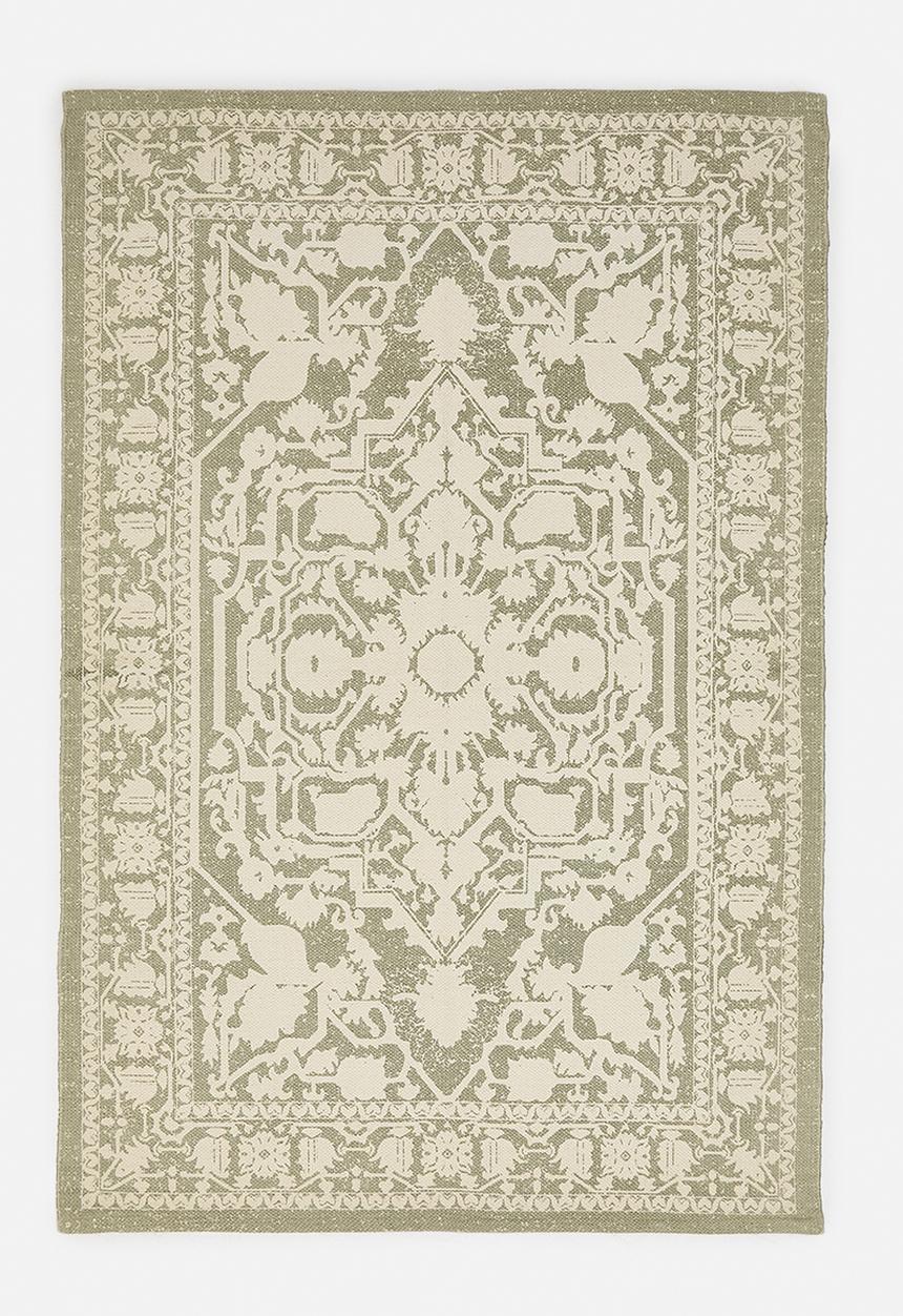 Sixth Floor - Antique Cotton Printed Rug - Natural