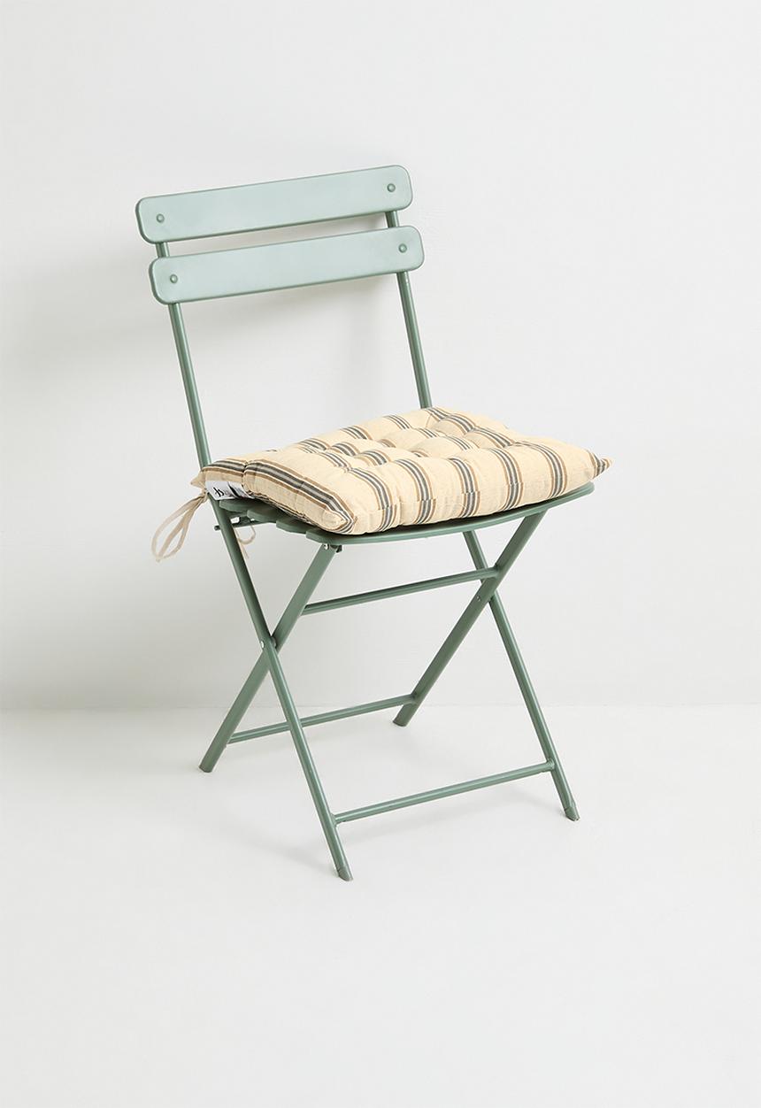 Sixth Floor - Ringo Stripe Seat Pad Set of 2 - Natural