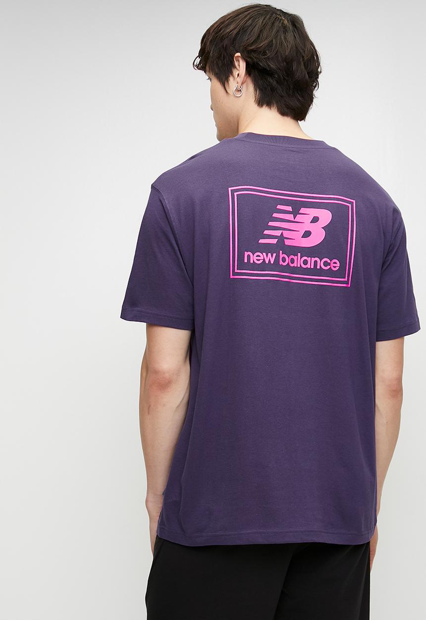 New Balance  - New Balance Woven Label Tee - Purple