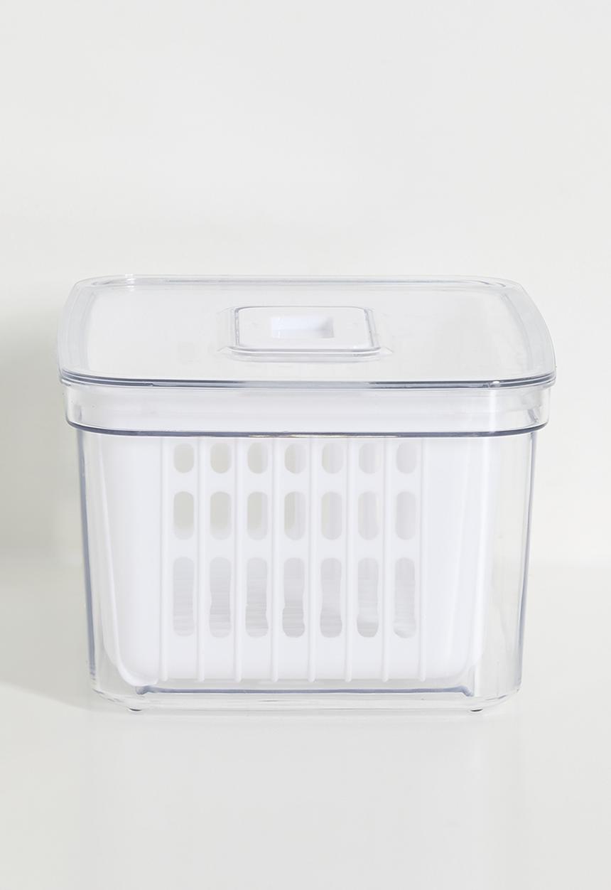 Excellent Houseware - Medium fridge box - clear