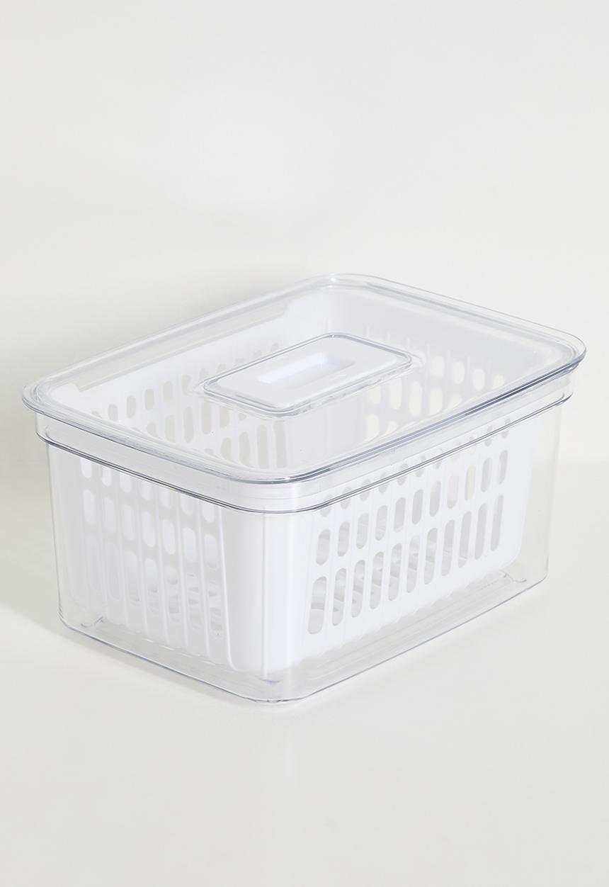 Excellent Houseware - Medium fridge box - clear