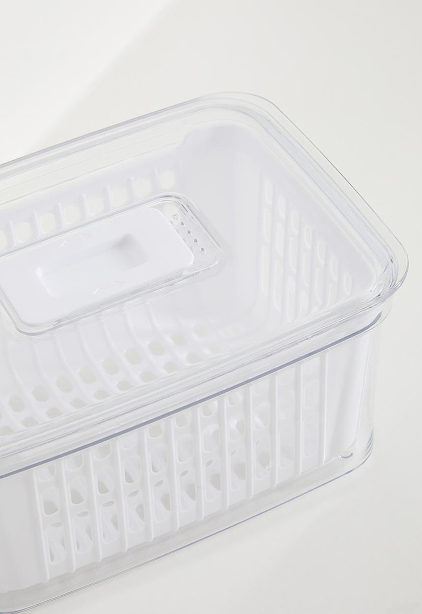Excellent Houseware - Medium fridge box - clear