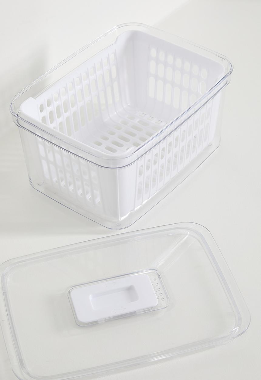Excellent Houseware - Medium fridge box - clear