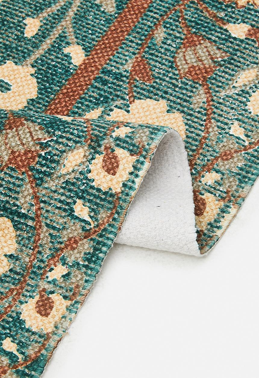 Sixth Floor - Floral Cotton Printed Runner Fatigue - natural