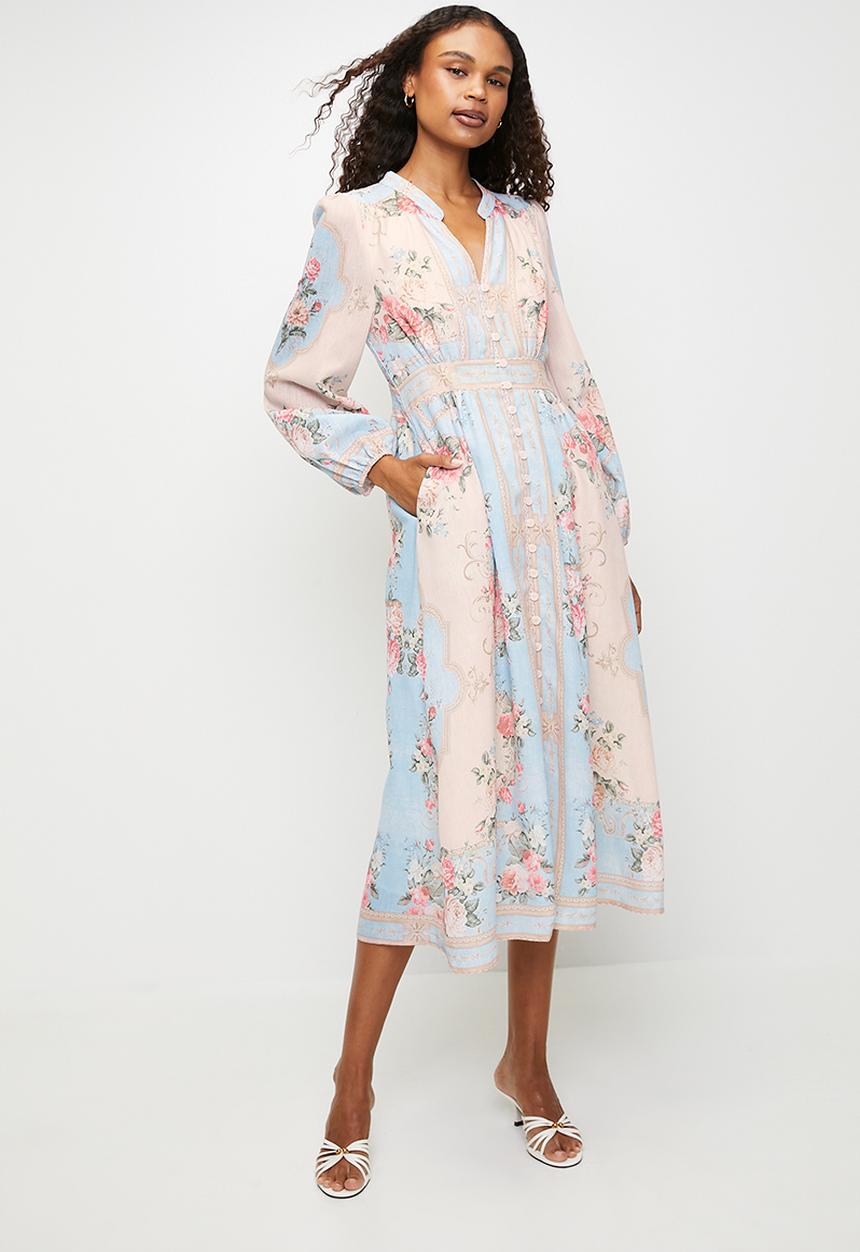 helda midi dress Helia Bow Front Midi Dress