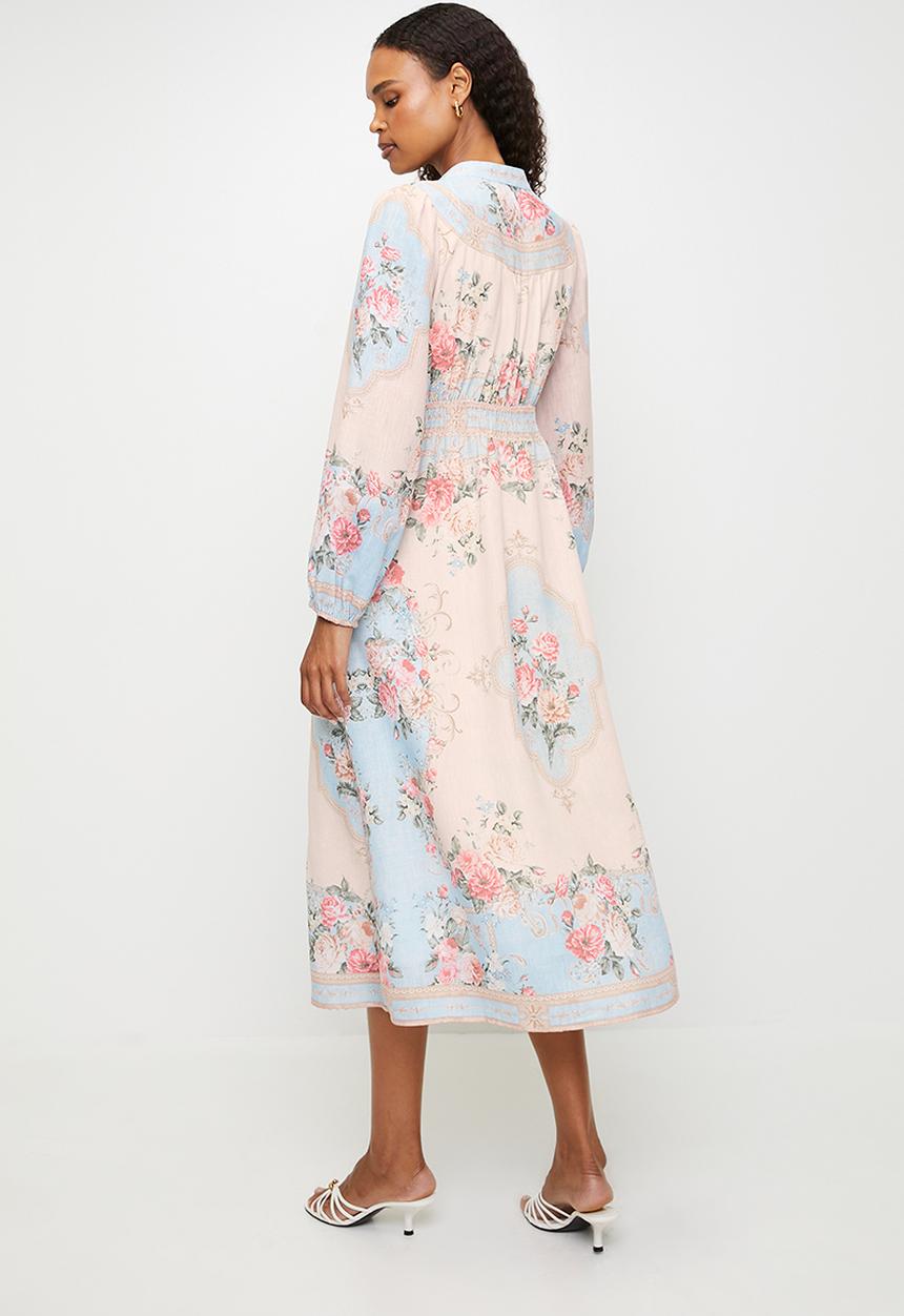 MILLA - Midi dress - Blue floral