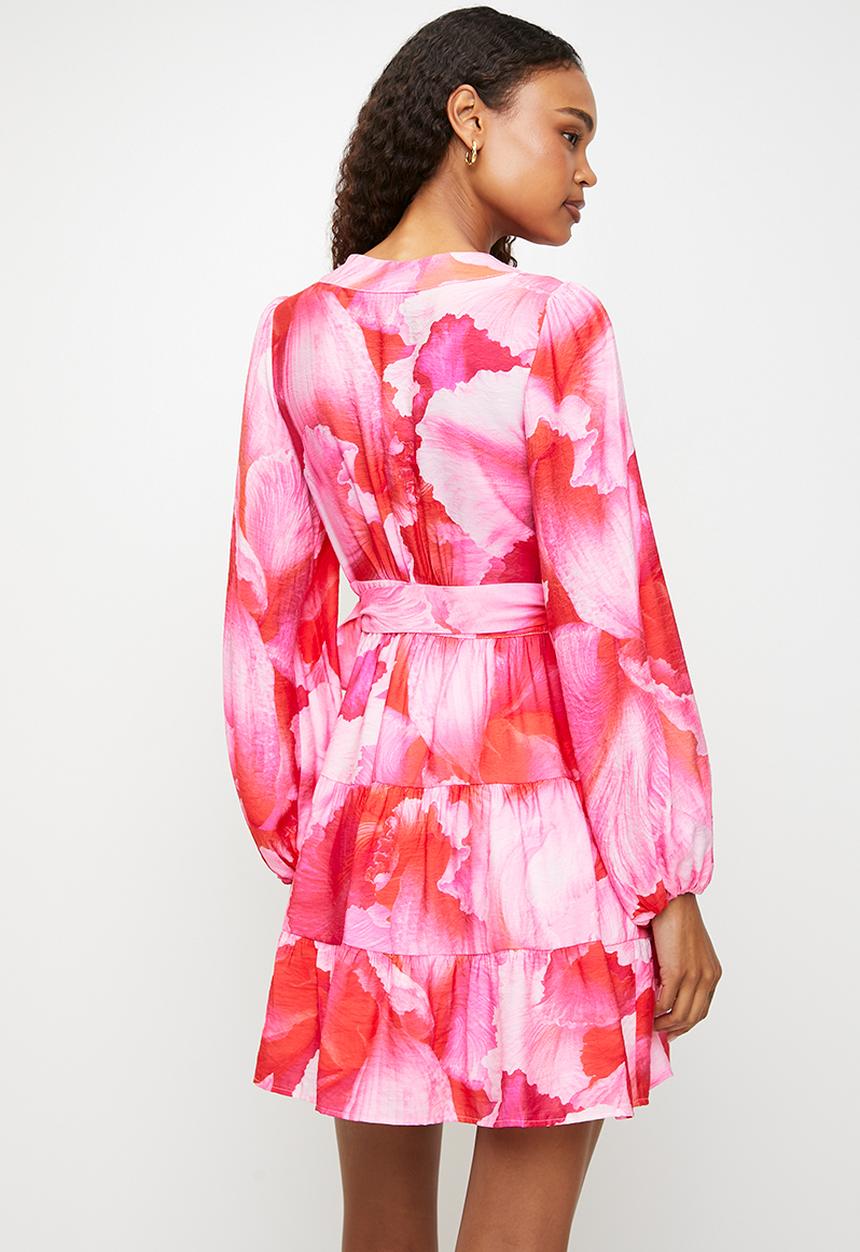 MILLA - Mini dress - Pink floral 