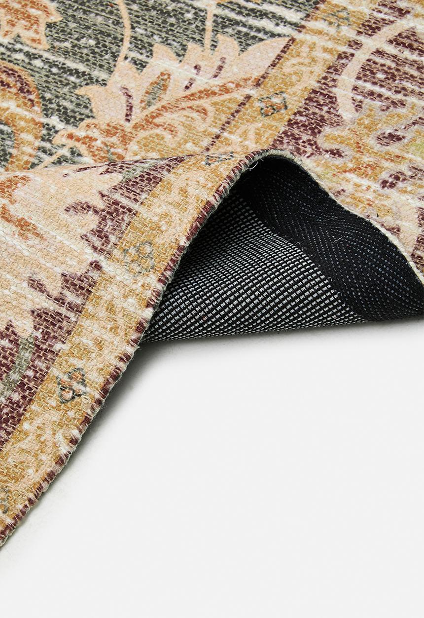 Sixth Floor - Chenille Distressed Floral Rug - Multi