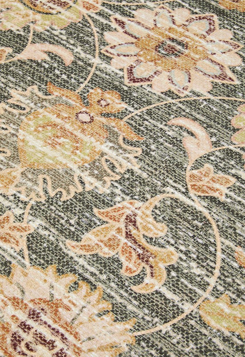 Sixth Floor - Chenille Distressed Floral Rug - Multi