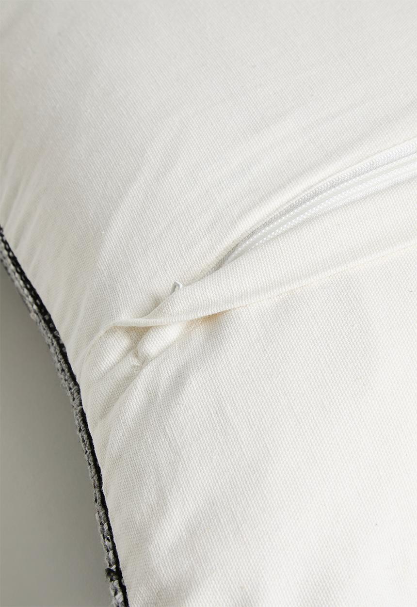 Sixth Floor - Nori Woven Cushion Cover - Black