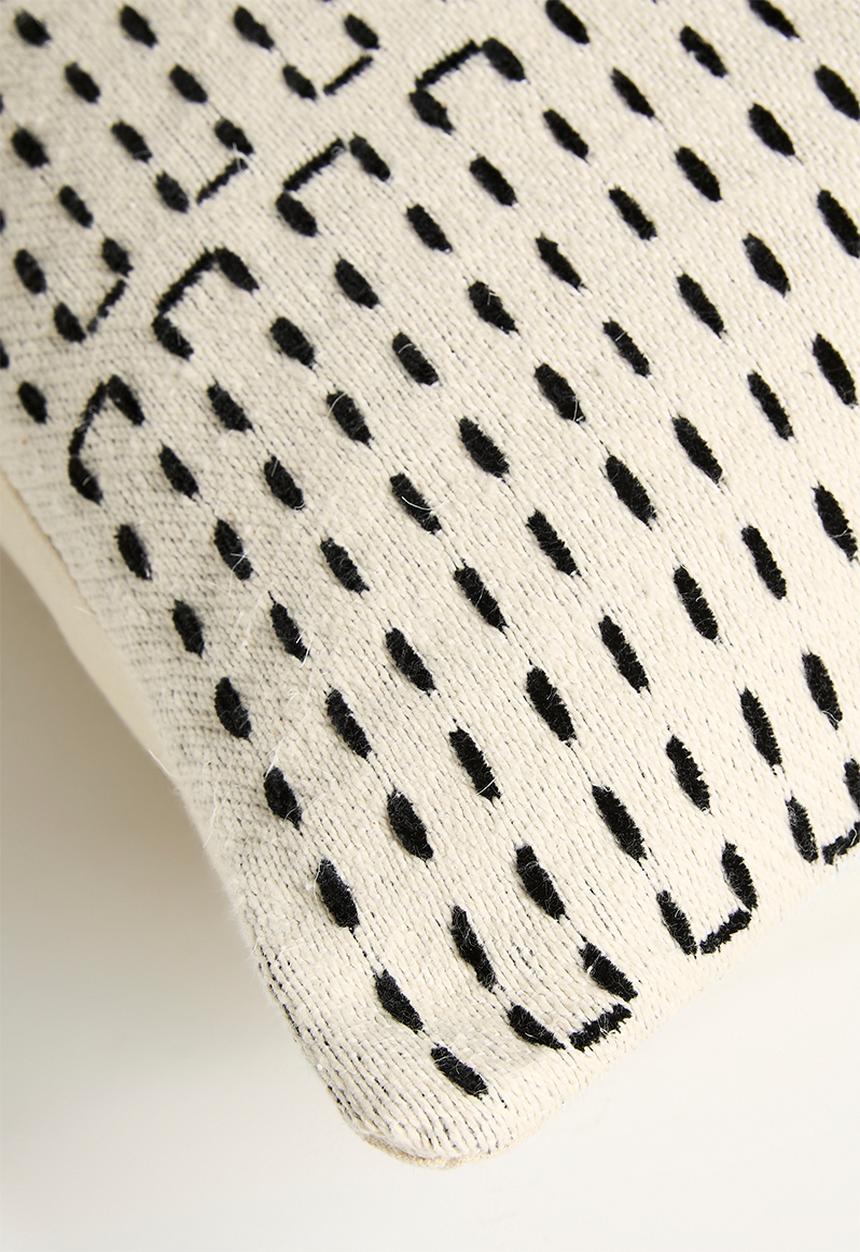 Sixth Floor - Stitch Woven Cushion Cover - Neutral