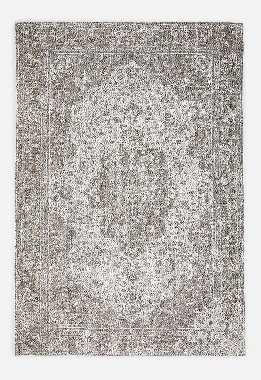 Sixth Floor - Cotton Blend Antique Woven Rug - Natural
