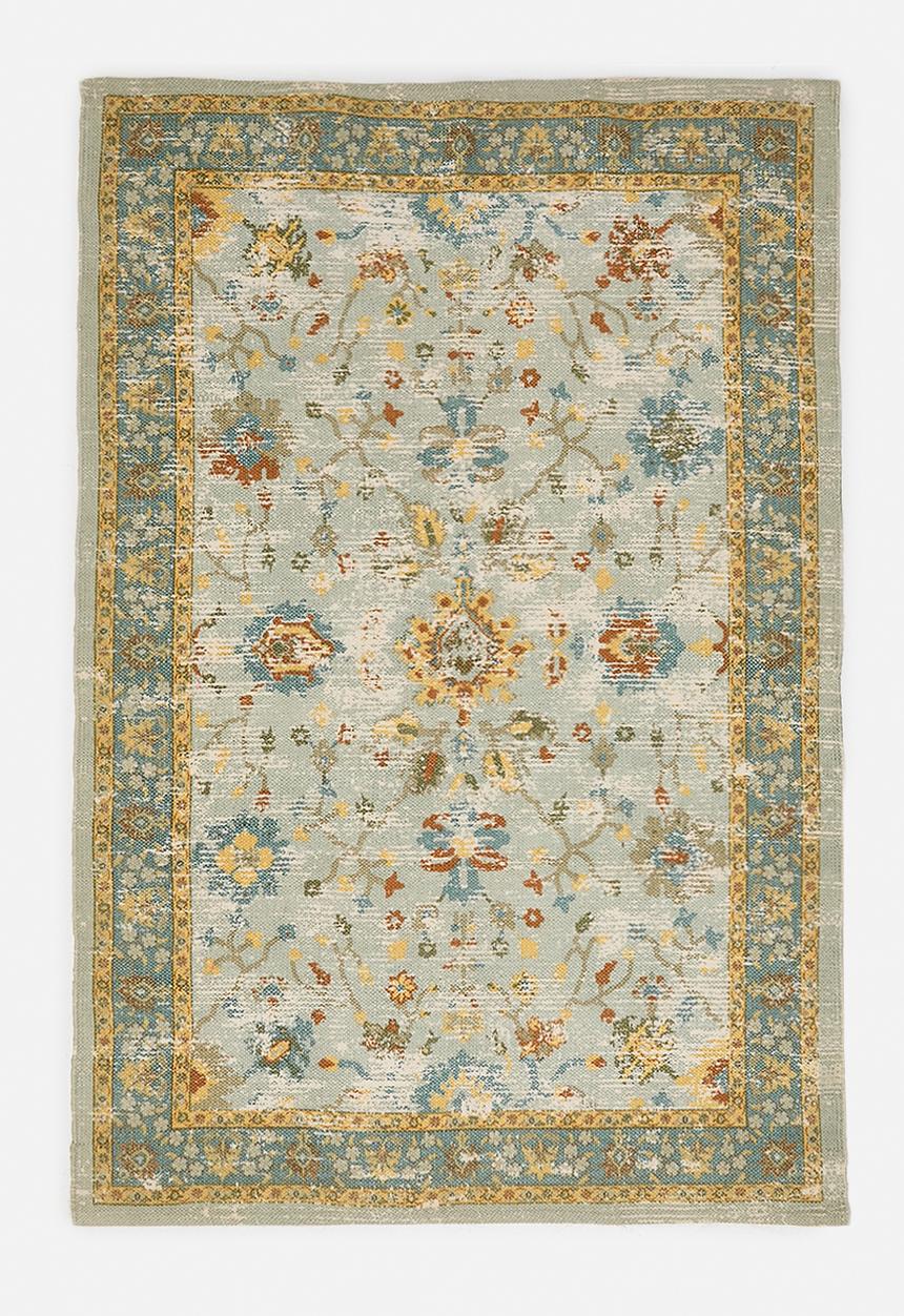 Sixth Floor - Cotton Printed Antique Rug - Multi