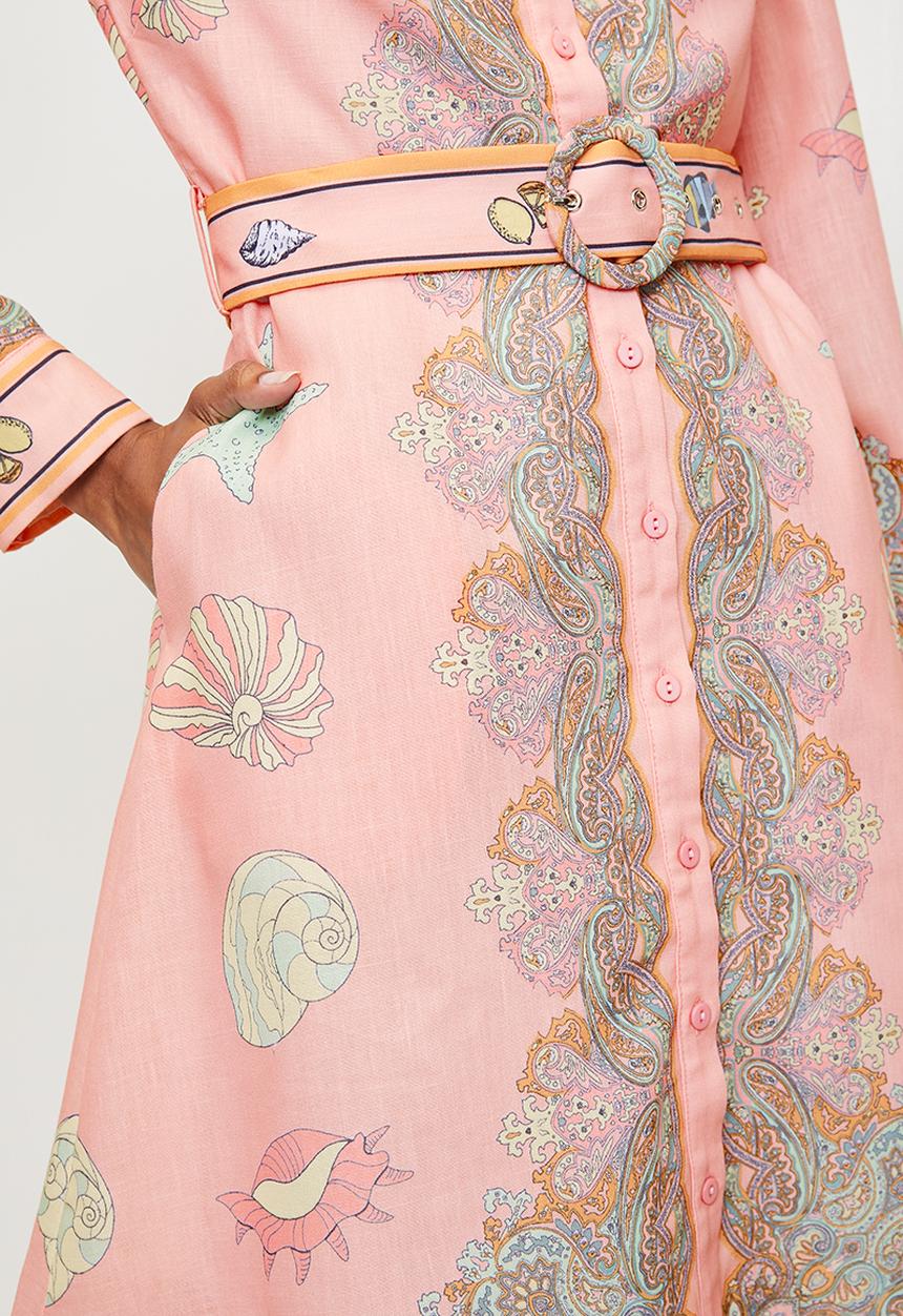 MILLA - Paisley mini dress - Pink 