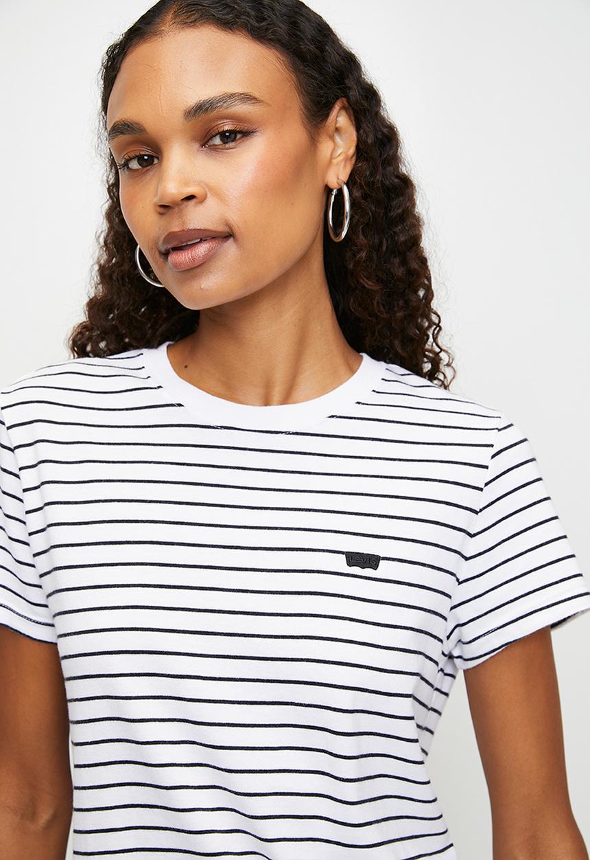 Levi’s® - Favorite Cotton Tee - Stripe Bright White