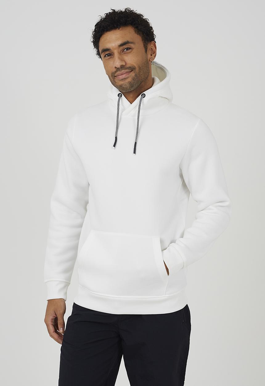 Brave Soul - Hoodie With Cross Over Hood - Cream