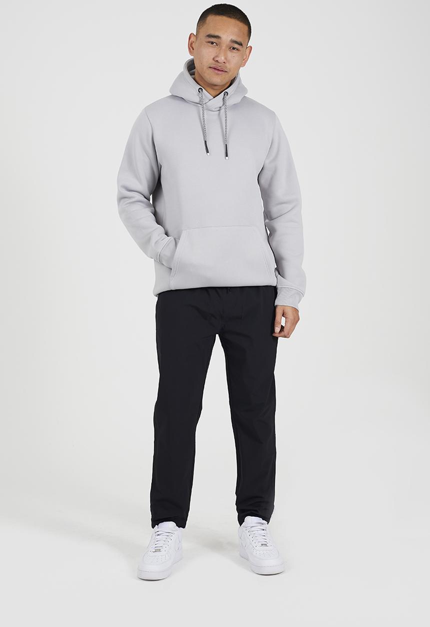 Brave Soul - Hoodie With Cross Over Hood - Storm Grey