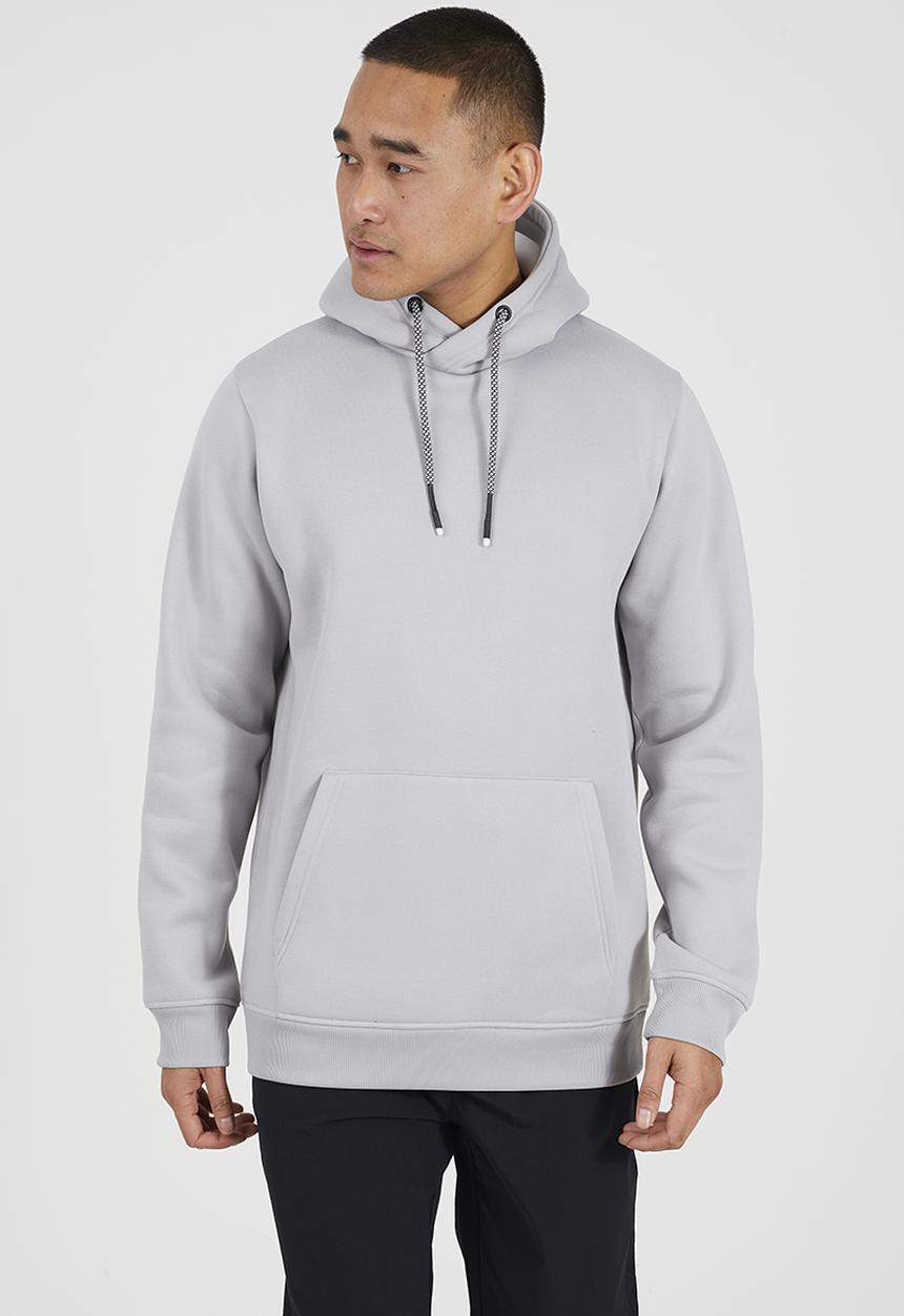 Brave Soul - Hoodie With Cross Over Hood - Storm Grey