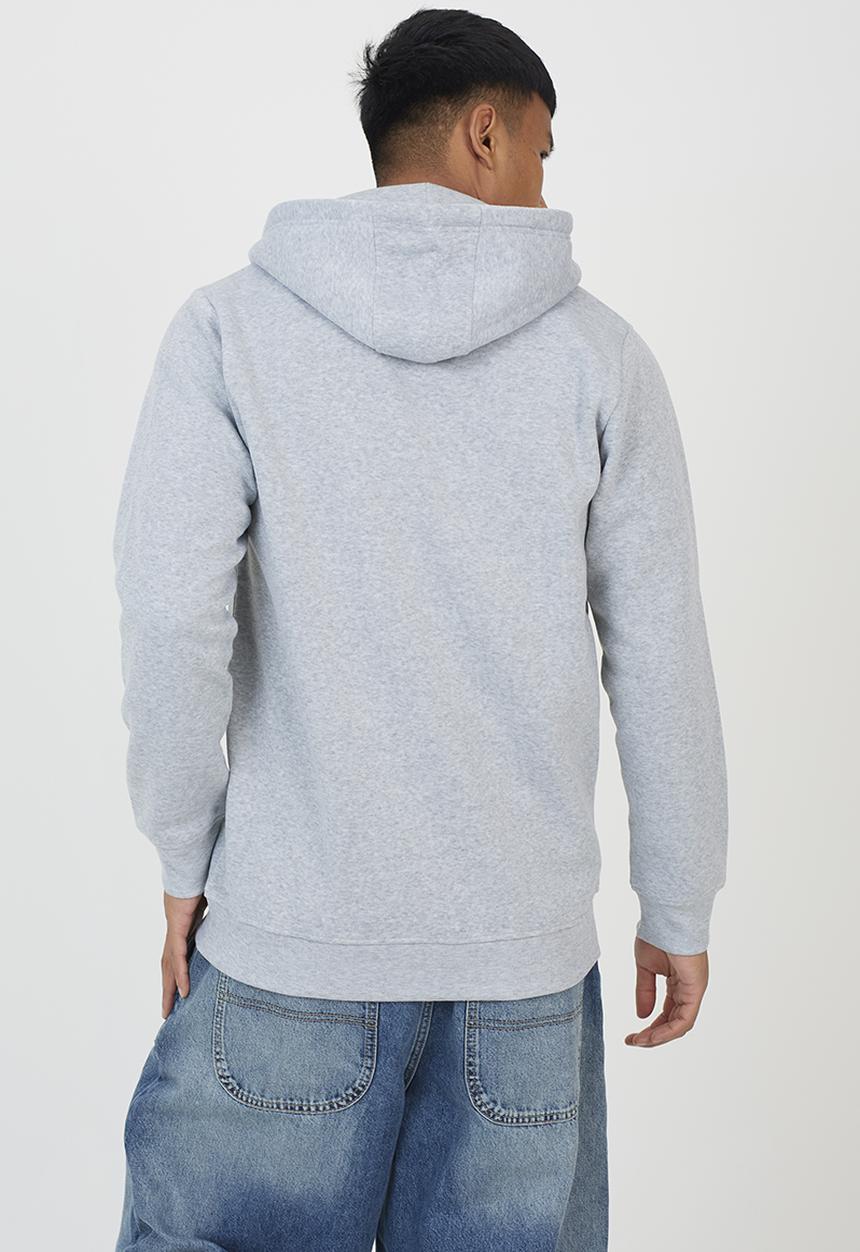Brave Soul - Zip Hoodie - Lt Grey Marl